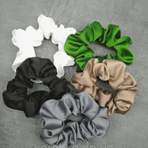 Набір резинок із натурального шовку, 5 шт., шовкова резинка для волосся, для сну, набір для волосся